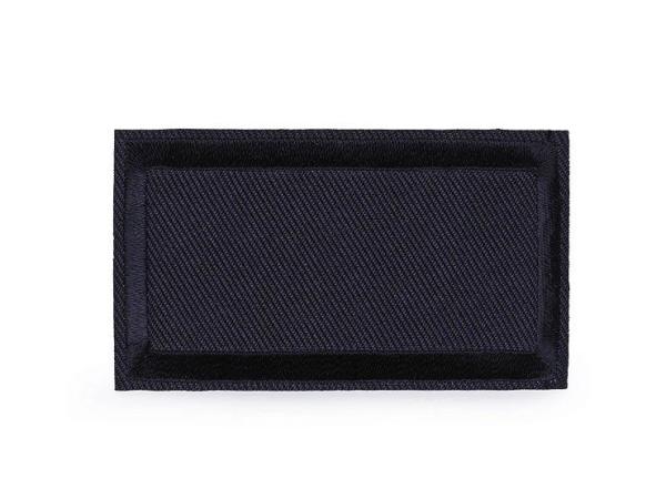 Aufbügler Rechteck Dunkelblau  5,5 x 8,5 cm